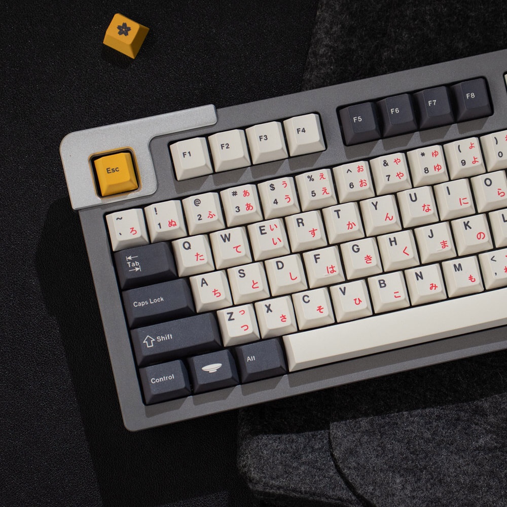 Keycap gmk Matsu Cherry profile in dyesub 136 nút cho bàn phím cơ layout 61/64/68/75/84/87/96/980/100/104/108