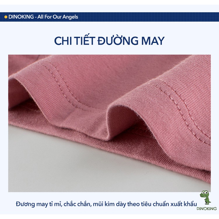 Quần đùi bé gái DINOKING Quần short trẻ em mùa hè chất thun cotton mềm mại thoáng mát Quần sooc cho bé 2 - 8 tuổi QS04