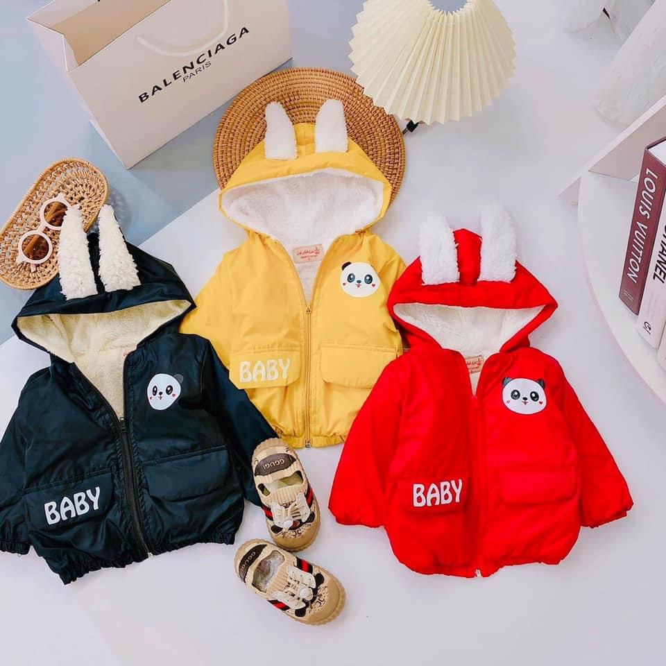 Áo khoác cho bé trai bé gái tai thỏ dài 8-23kg | BigBuy360 - bigbuy360.vn