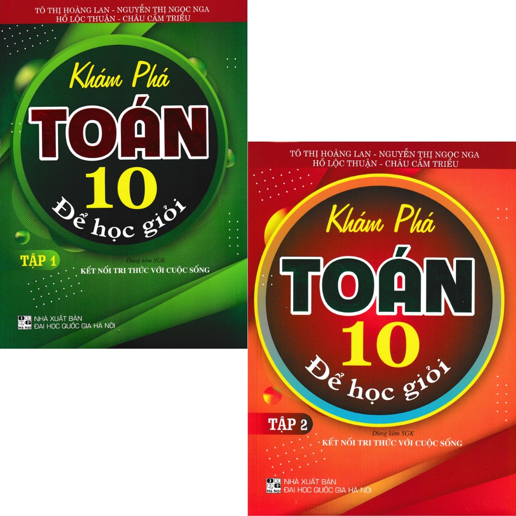 Sách - Combo Khám Phá Toán 10 Để Học Giỏi (Dùng Kèm SGK Kết Nối) (Bộ 2 Cuốn)