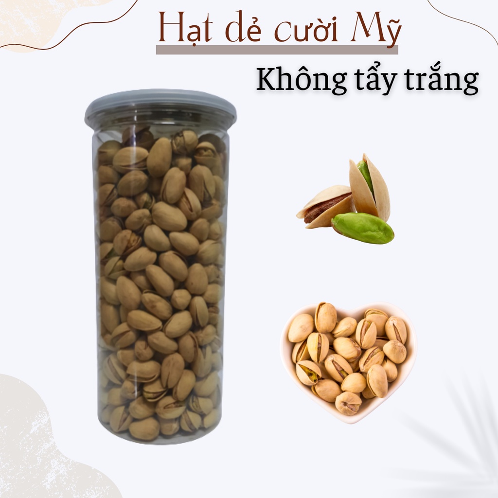 500gram Hạt dẻ cười Mỹ không tẩy trắng