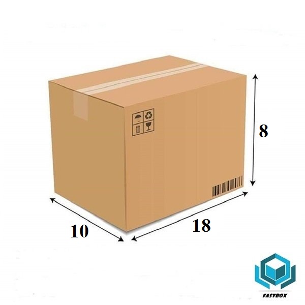 Fastbox - Thùng carton size 18x10x8 Cm Hộp carton giá rẻ