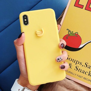 Ốp lưng hoạt hình Pikachu và chuối  ip 6 6s 6plus 7 plus 8 plus xr xs xs max 11 pro max , b200