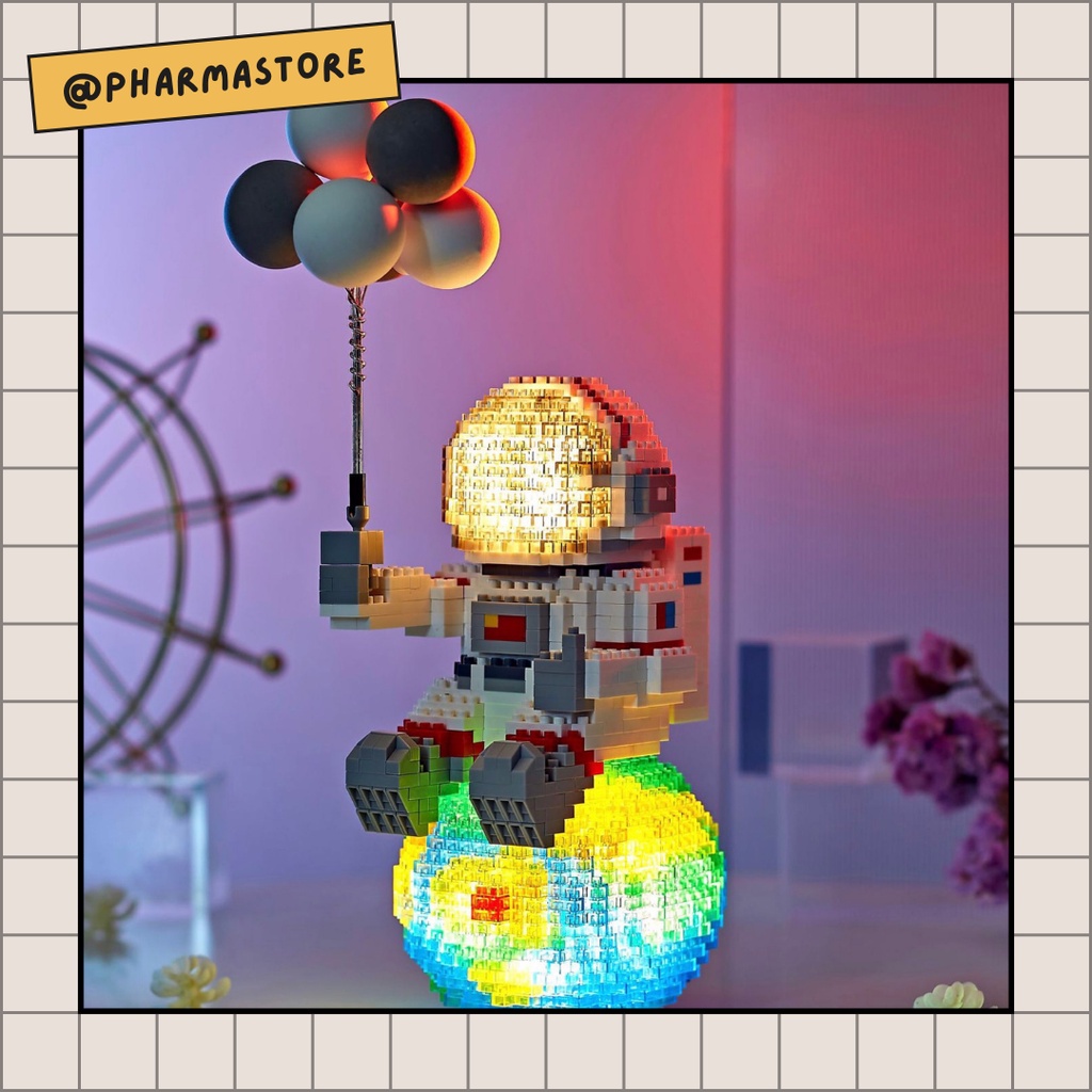 LEGO PHI HÀNH GIA BÓNG BAY ÁNH SÁNG & GUITARIST - ĐỒ CHƠI XẾP HÌNH LẮP RÁP MÔ HÌNH NANOBLOCK