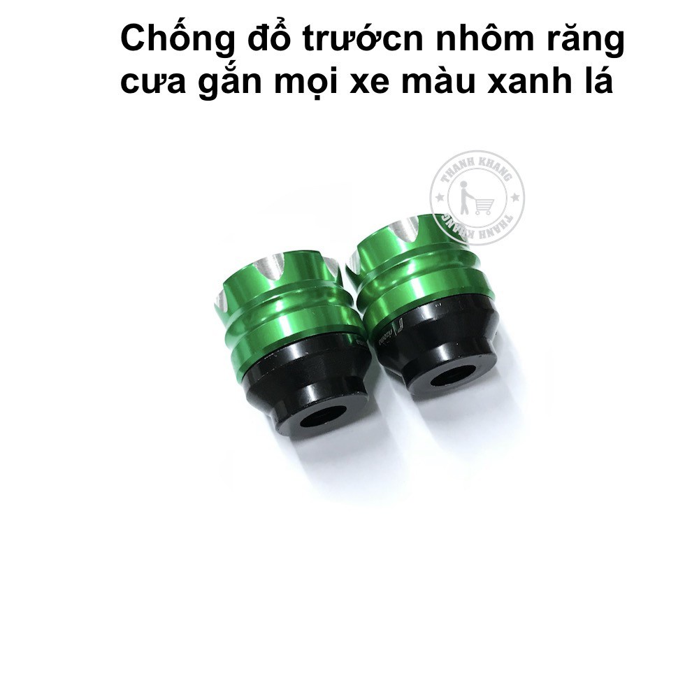 Gù Chống Đổ Trước Khía CNC 2 Tầng Thiết Kế Italia Cho Mọi Loại Xe Máy (1 cặp)