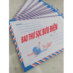 Bao thư bưu điện sọc có keo