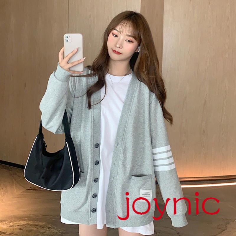Áo Nỉ Tay Dài Phong Cách Hàn Quốc Thời Trang Thu Đông Size S-2Xl