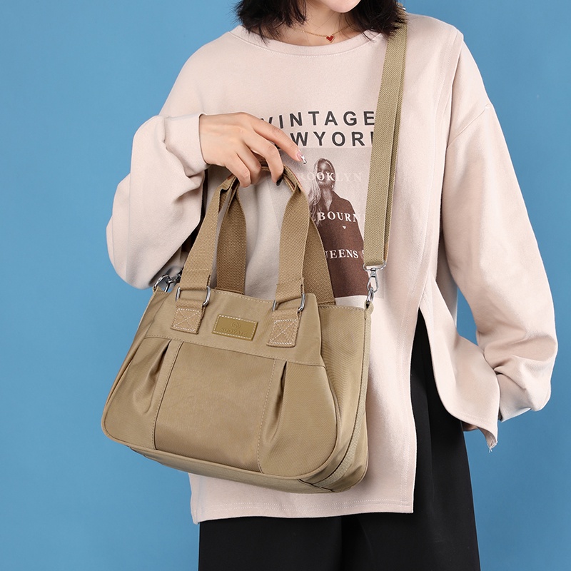 Beg Besar Túi Xách Đeo Chéo Tote Canvas Hàn Quốc Beg Tangan Wanita Murah Cantik Cho Nữ Beg Silang Perempuan