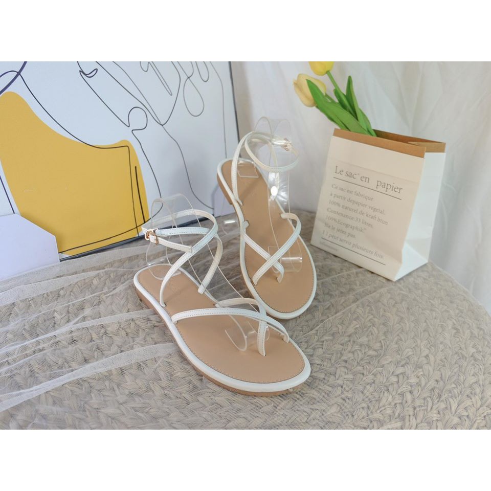 Giày sandal xỏ ngón quai mảnh - THENYSMILE - Kios