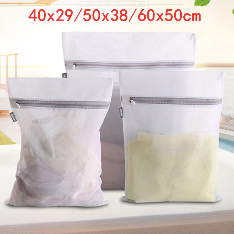 Túi lưới giặt đồ lót có khóa kéo sử dụng tiện lợi