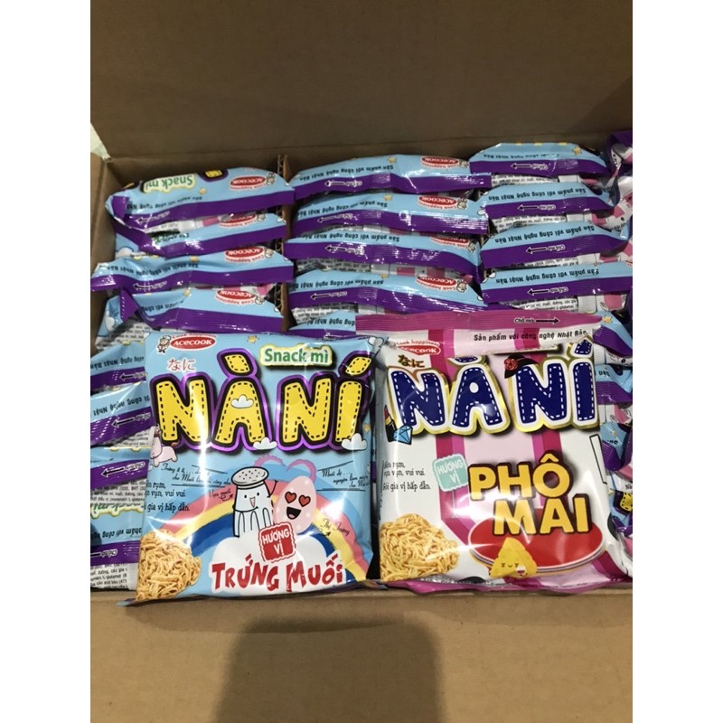 Snack Mì Nà Ní Vị Phô Mai & Trứng Muối 52g | BigBuy360 - bigbuy360.vn