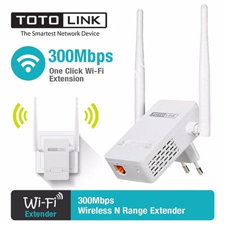 BỘ KÍCH SÓNG WIFI REPEATER 300MBPS TOTOLINK EX200