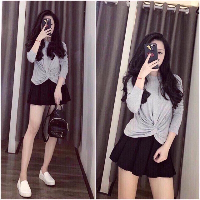 Quần váy xếp ly