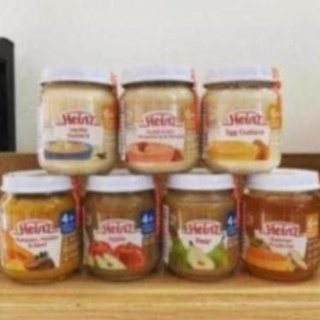TUY Heinz - Hoa quả nghiền/ Váng Custard đóng lọ thuỷ tinh 110g Úc (có tem NK chính hãng)