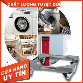 Kệ kê máy giặt - Kệ tủ lạnh ⭐điều chỉnh được kích thước loại có bánh xe - kê máy giặt, tủ lạnh