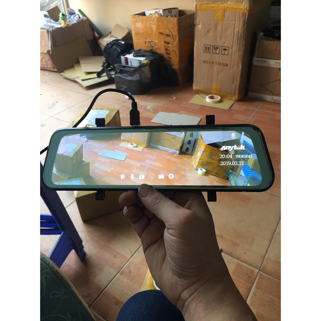 Camera hành trình gương Anytek T12+ Full HD | BigBuy360 - bigbuy360.vn