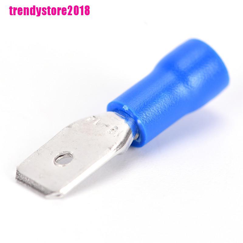 Set 100 Đầu Nối Dây Điện Cách Nhiệt Màu Xanh Dương