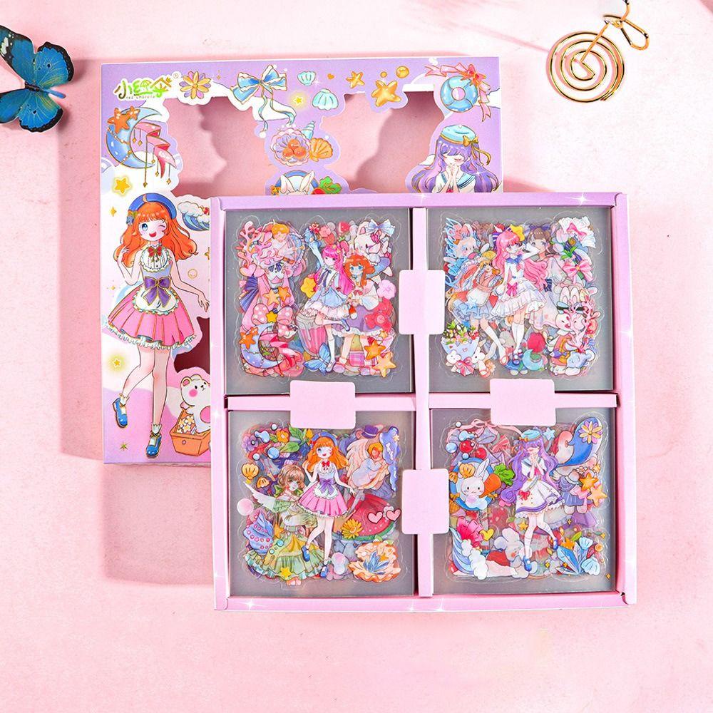 Miếng Dán Trang Trí Album Họa Tiết Hoạt Hình DIY