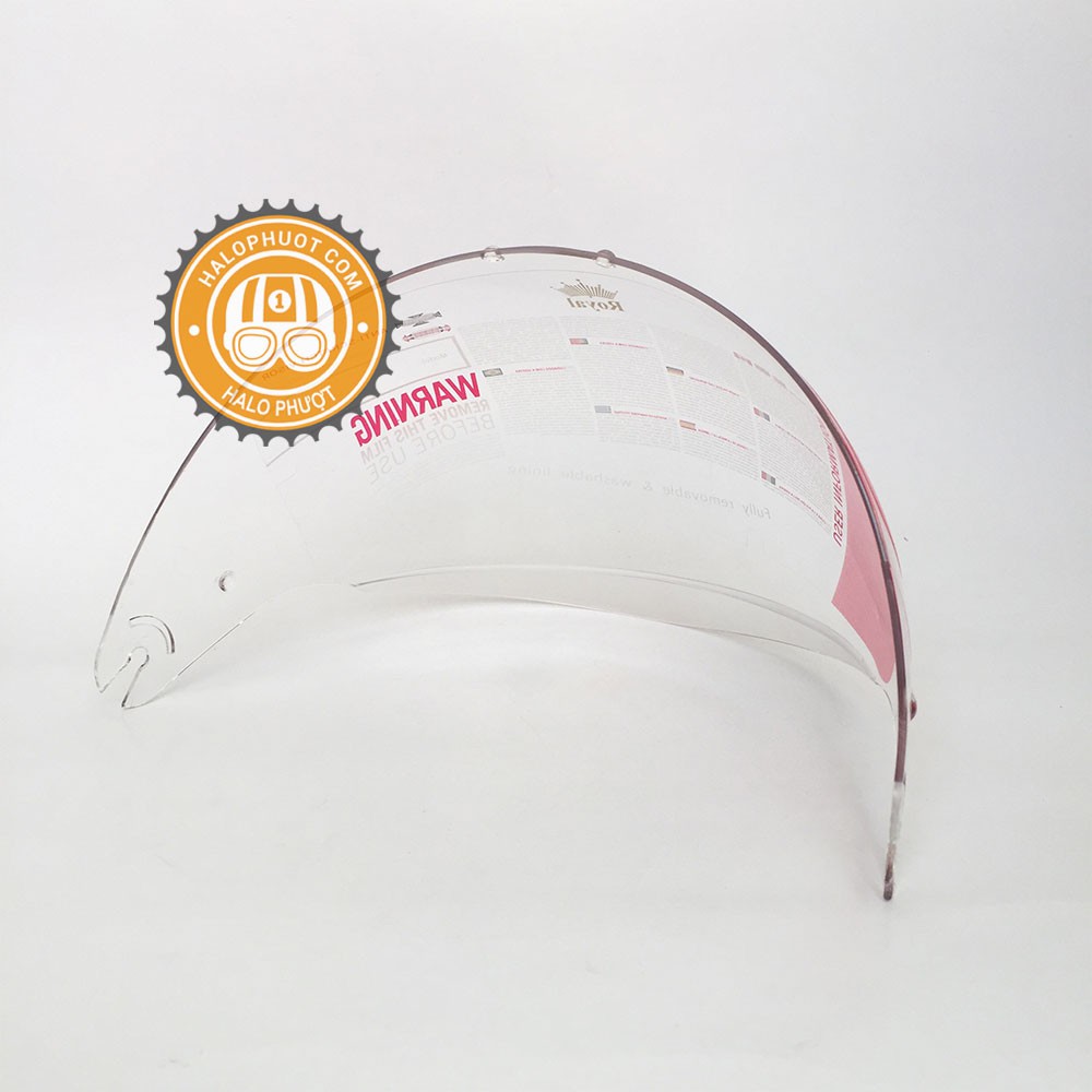 Kính Trong Suốt thay cho nón bảo hiểm Royal M139 kính âm