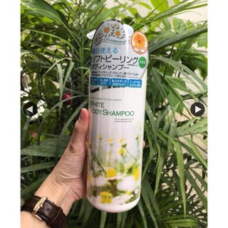 Sữa tắm trắng da và dưỡng ẩm Manis White body shampoo Nhật Bản 450ml