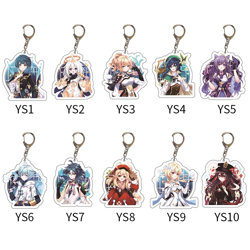 Tmdbyx Móc Khóa Nhựa Acrylic Hình Nhân Vật Trong Game Sưu Tầm