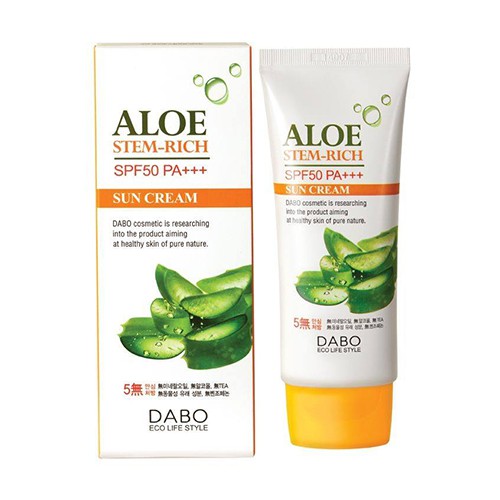 Kem chống nắng dưỡng da Dabo SpF50 - nha đam