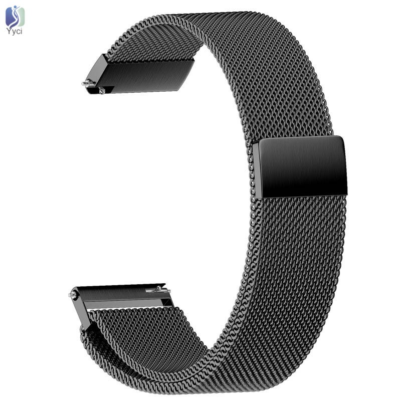 Yy Universal Milanese Magnetic Loop Stainless Steel Watch Strap Band 14-22mm @VN