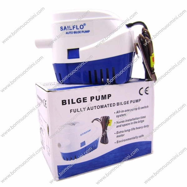 Máy Bơm Chìm Tự Động 12V 24V 750GPH