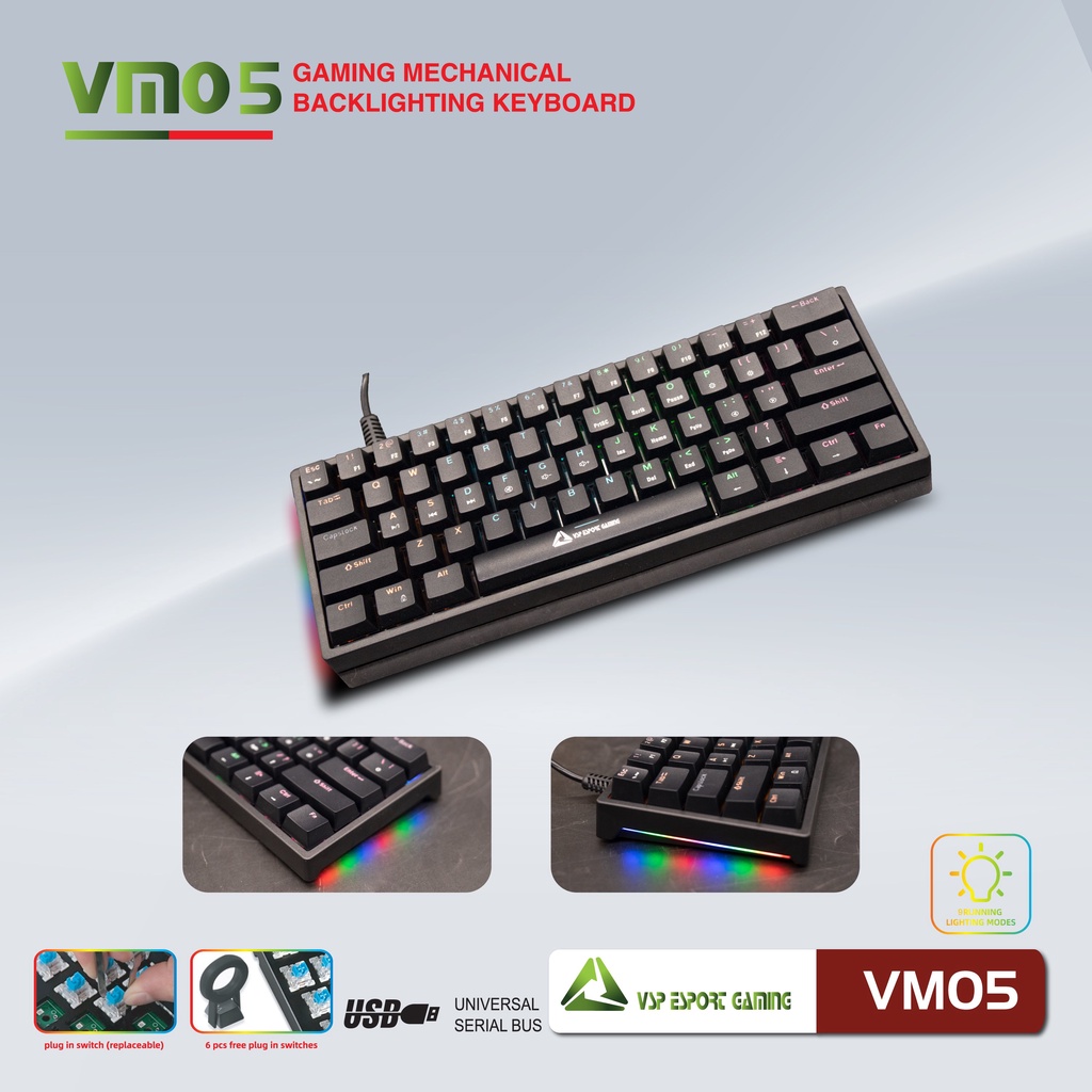 Phím Cơ VSP VM05 Mini
