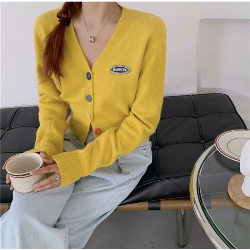 ÁO THUN GÂN ĐỦ MÀU PHỐI NÚT XINH ĐẸP ALOHASHOP91