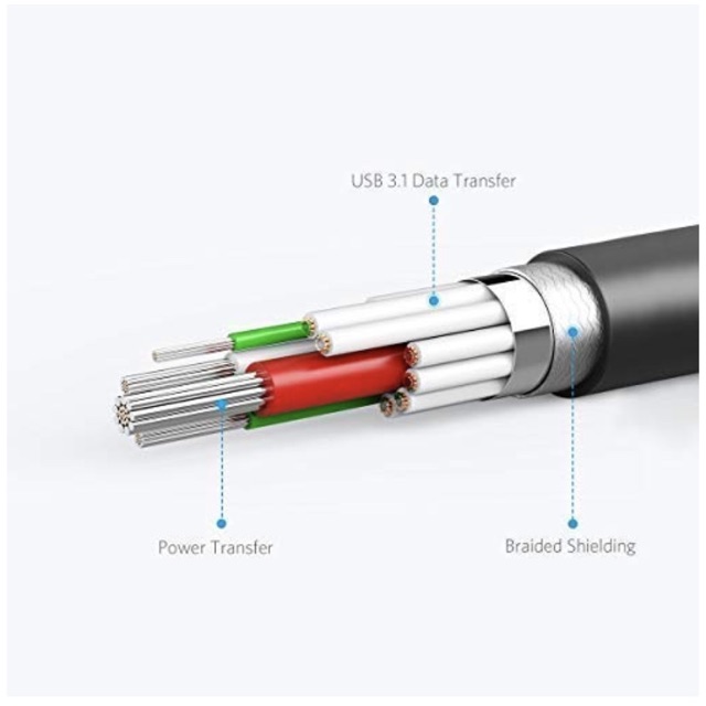 Cáp Anker powerline II C-C 3.1 Gen 2 (max 100w)