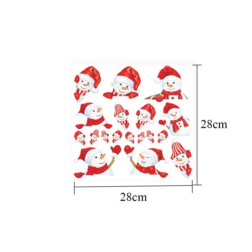 ESPO Miếng Dán Trang Trí Cửa Kính Họa Tiết Giáng Sinh Phản Quang Độc Đáo