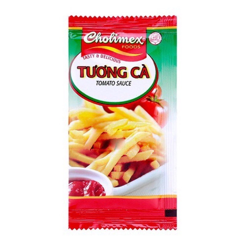 [GIÁ SỈ] Combo 50 gói Tương ớt và tương cà gói cholimex