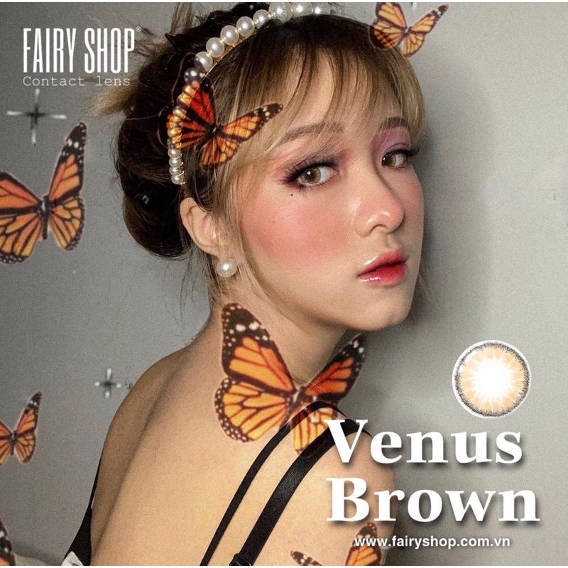 Lens 1 Ngày Venus Brown - Kính Áp Tròng Cao Cấp 1 Ngày FAIRY SHOP CONTACT LENS