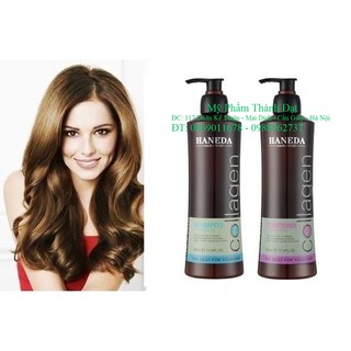 Dầu gội Cặp Collagen HaneDa 785 ml