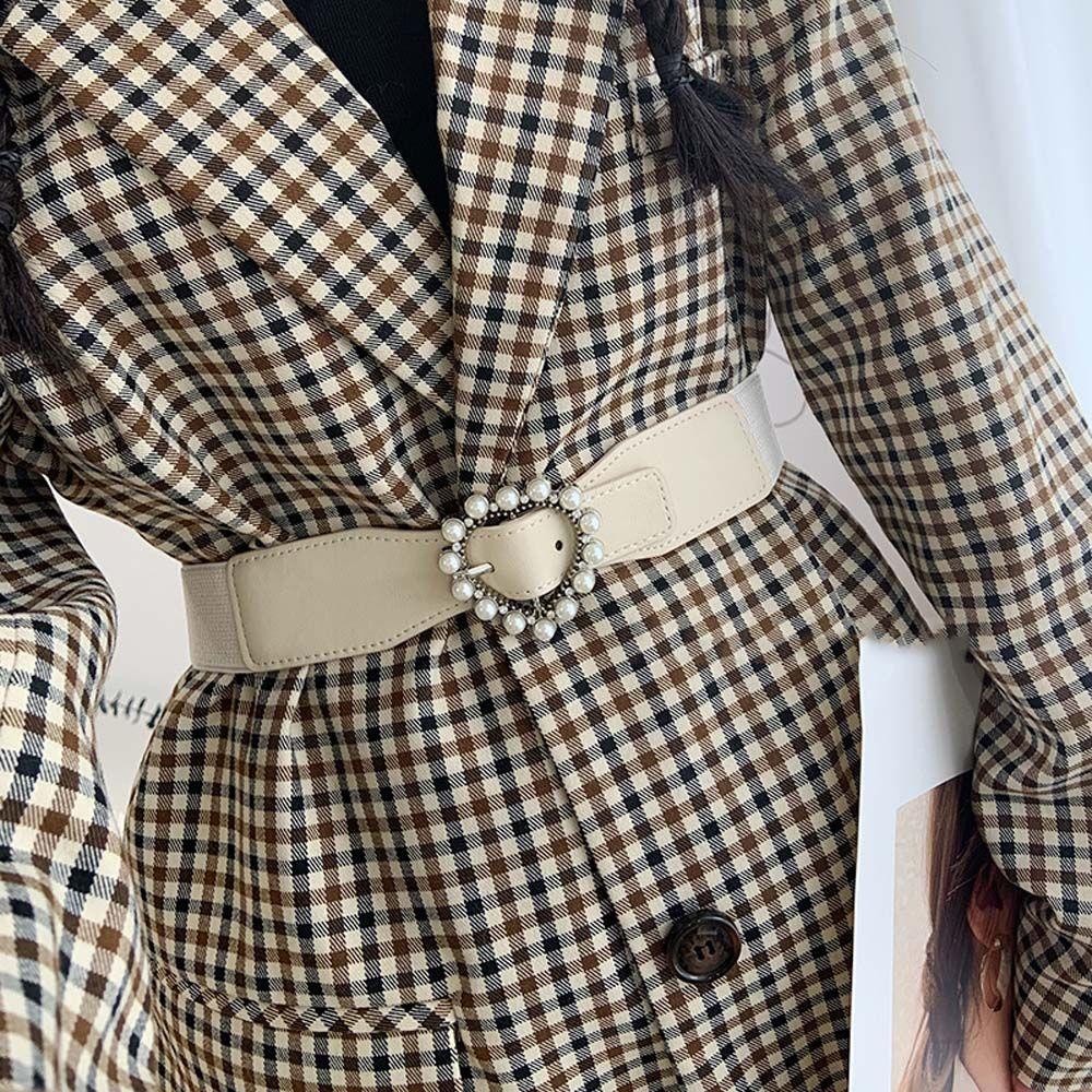 Thắt Lưng Da Pu Khóa Kim Loại Hình Trái Tim Thời Trang Cho Nữ