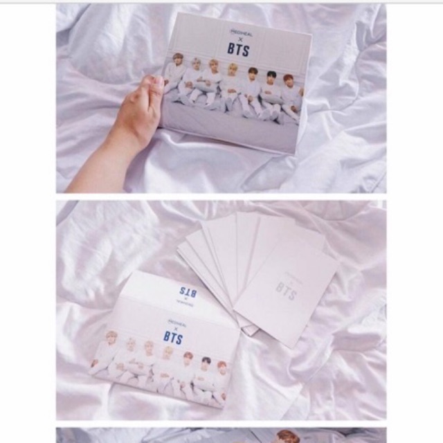 MẶT NẠ MEDIHEAL ❌  BTS ❤️  Set gồm 10 nạ và 14 ảnh BTS