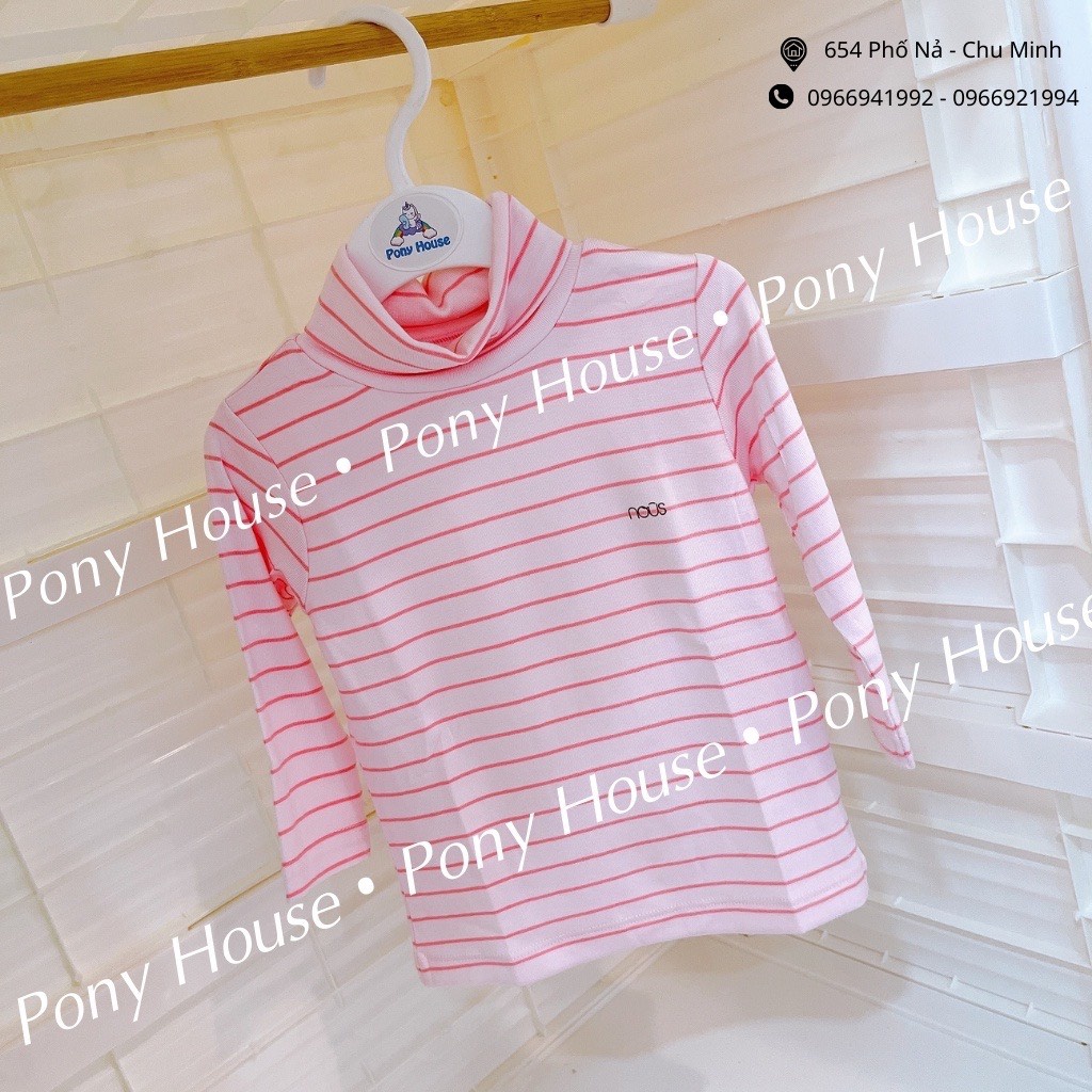 Áo giữ nhiệt Nous chất petit cổ 3cm, 5cm cho bé trai bé gái