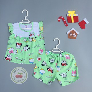 [Ảnh thật][6-26kg] Bộ tole lanh ĐÙI bé gái