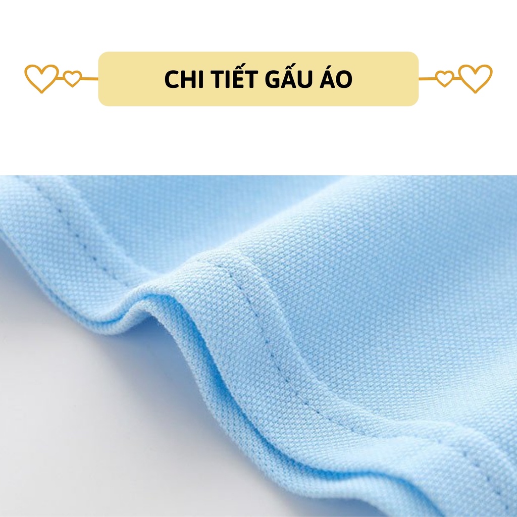 Áo Polo bé trai ngắn tay 27Kids WELLKIDS áo thun sơ mi cộc nam cho trẻ từ 2-8 tuổi BSPO4