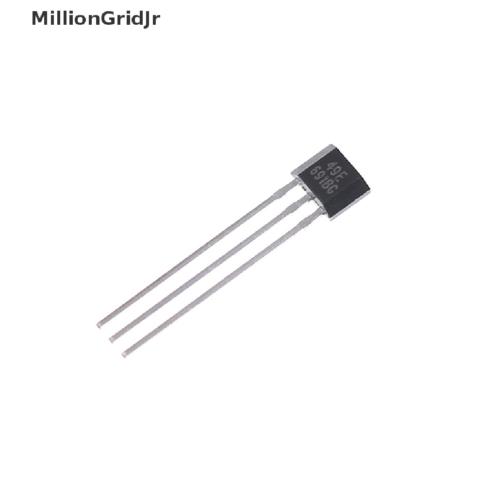 MLG 10pcs Hall element 49E OH49E SS49E linear Sensor Hall sensor JR