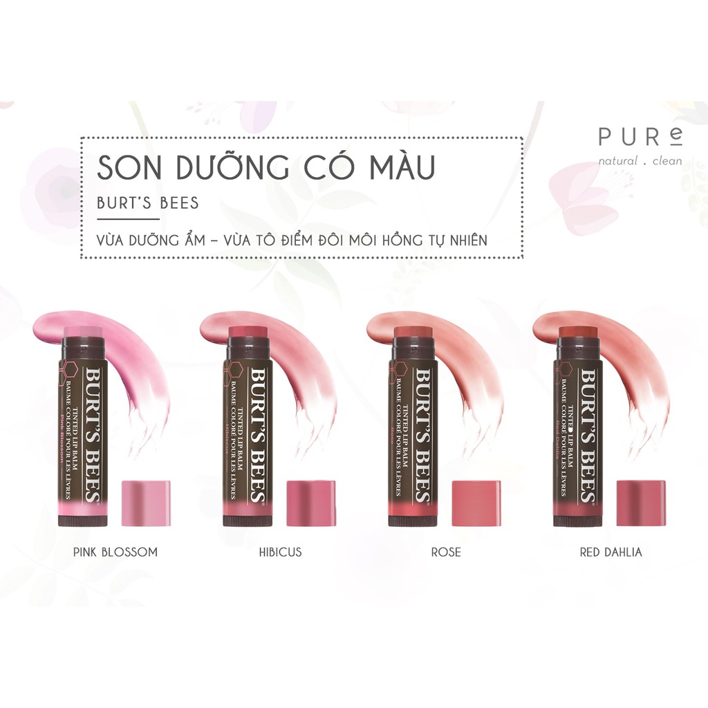 Son Dưỡng Có Màu - Burt's Bees