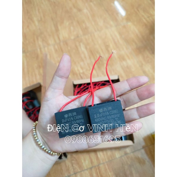 Tụ máy bơm nước từ 2uf đến 450uf