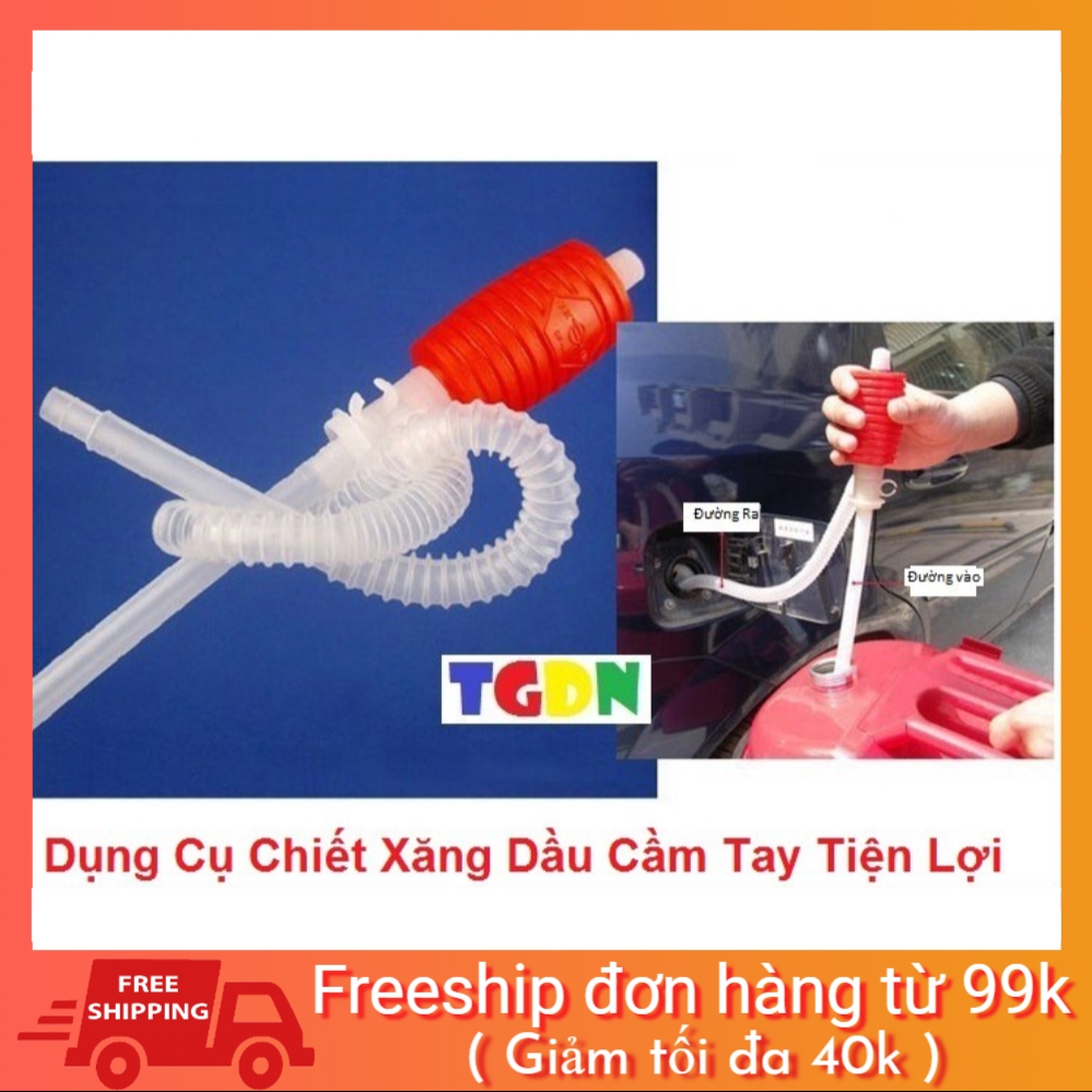 [SALE NGÀY CUỐI] Dụng cụ chiết xăng dầu chất lỏng cầm tay tiện lợi dành cho ô tô xe máy