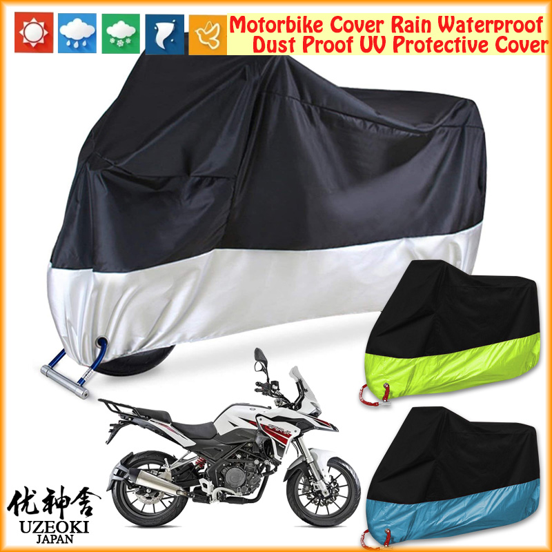 UZEOKI Benelli TRK 125  Motorcyle Cover Motorbike Cover Nắp đậy xe máy Nắp đậy xe máy Nắp che xe máy Xe máy chống thấm nước che mưa che moto Selimut Động cơ Mưa Chống thấm Bụi Bụi UV Vỏ bảo vệ động cơ Sarung Motor