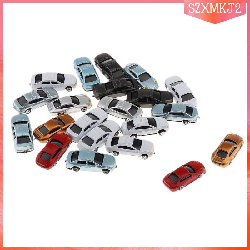 Set 20 Phụ Kiện Trang Trí Phong Cảnh Bãi Đậu Xe szxmkj2