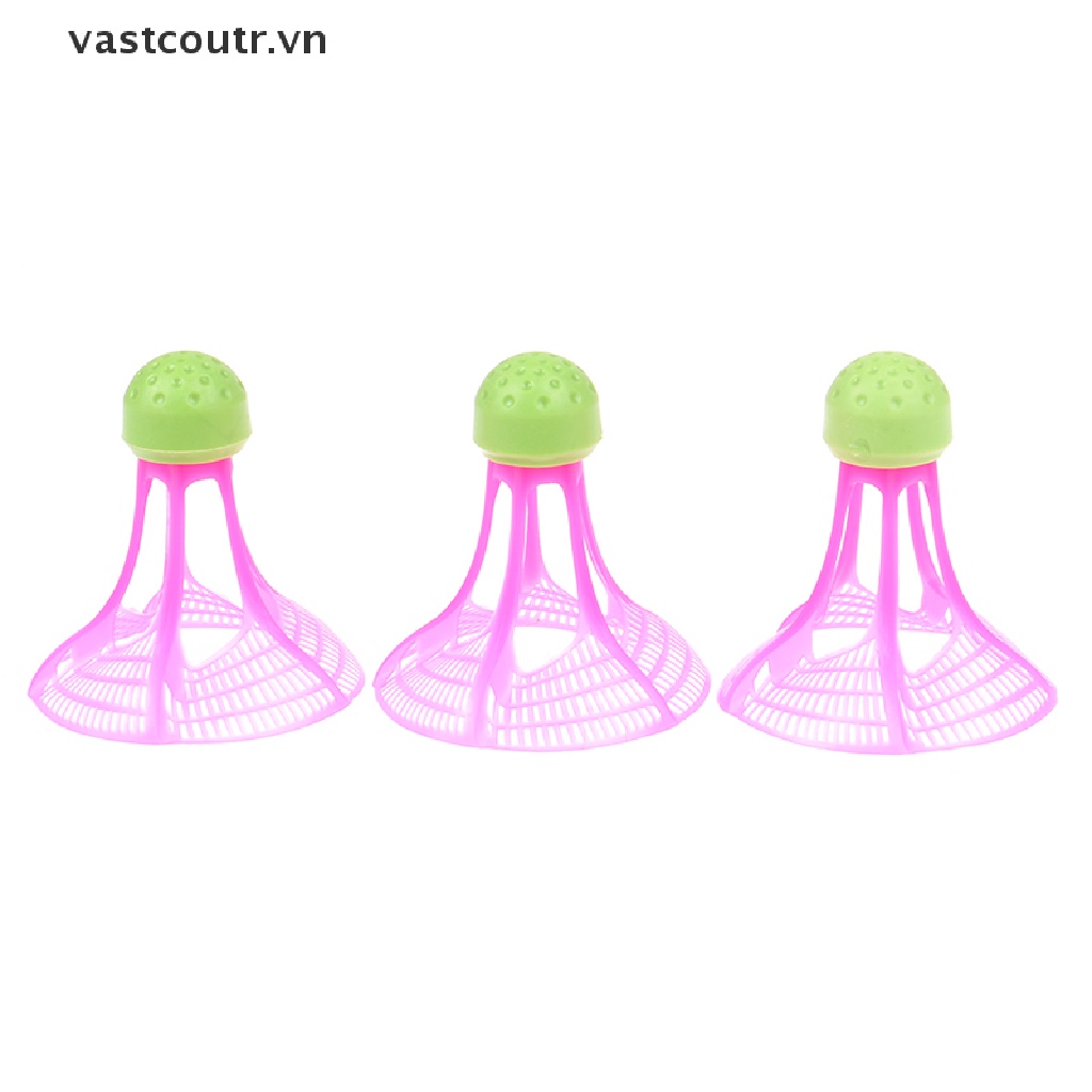 Bộ 3 Trái Cầu Lông Nhựa Nylon Chống Gió