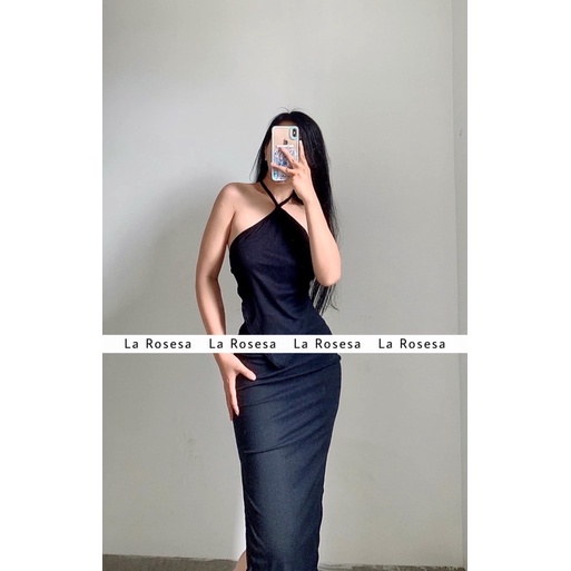 SET YẾM HỞ LƯNG VÀ CHÂN VÁY MIDI TRANG PHỤC DỰ TIỆC (Kèm mút ngực)