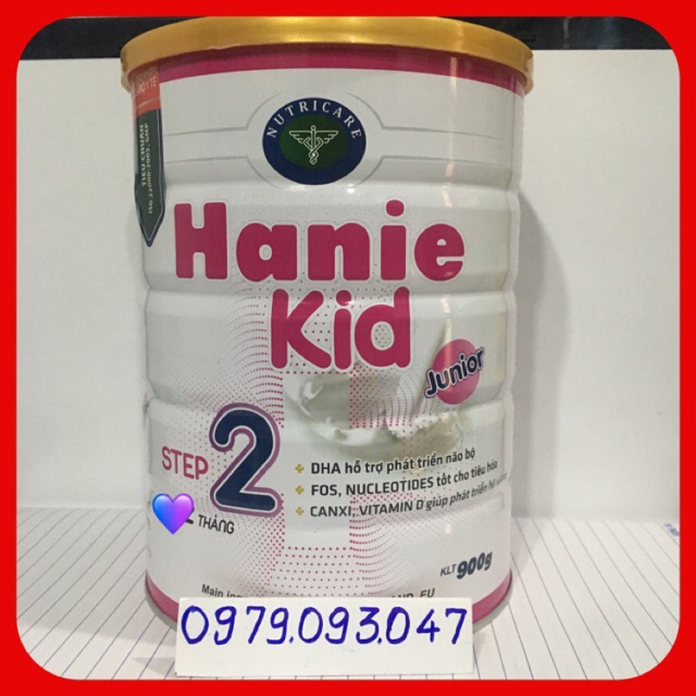 Sữa Hanie Kid 2 loại 400g và 900g -date: 2023