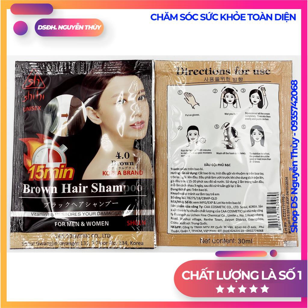 Dầu Gội Phủ Bạc – Hàn Quốc “Black Hair Shampoo”  - Dầu Gội Thảo Dược Hàn Quốc, Gội Là Đen